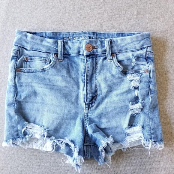 American Eagle Super Stretch Curvy Hi Rise Shorts